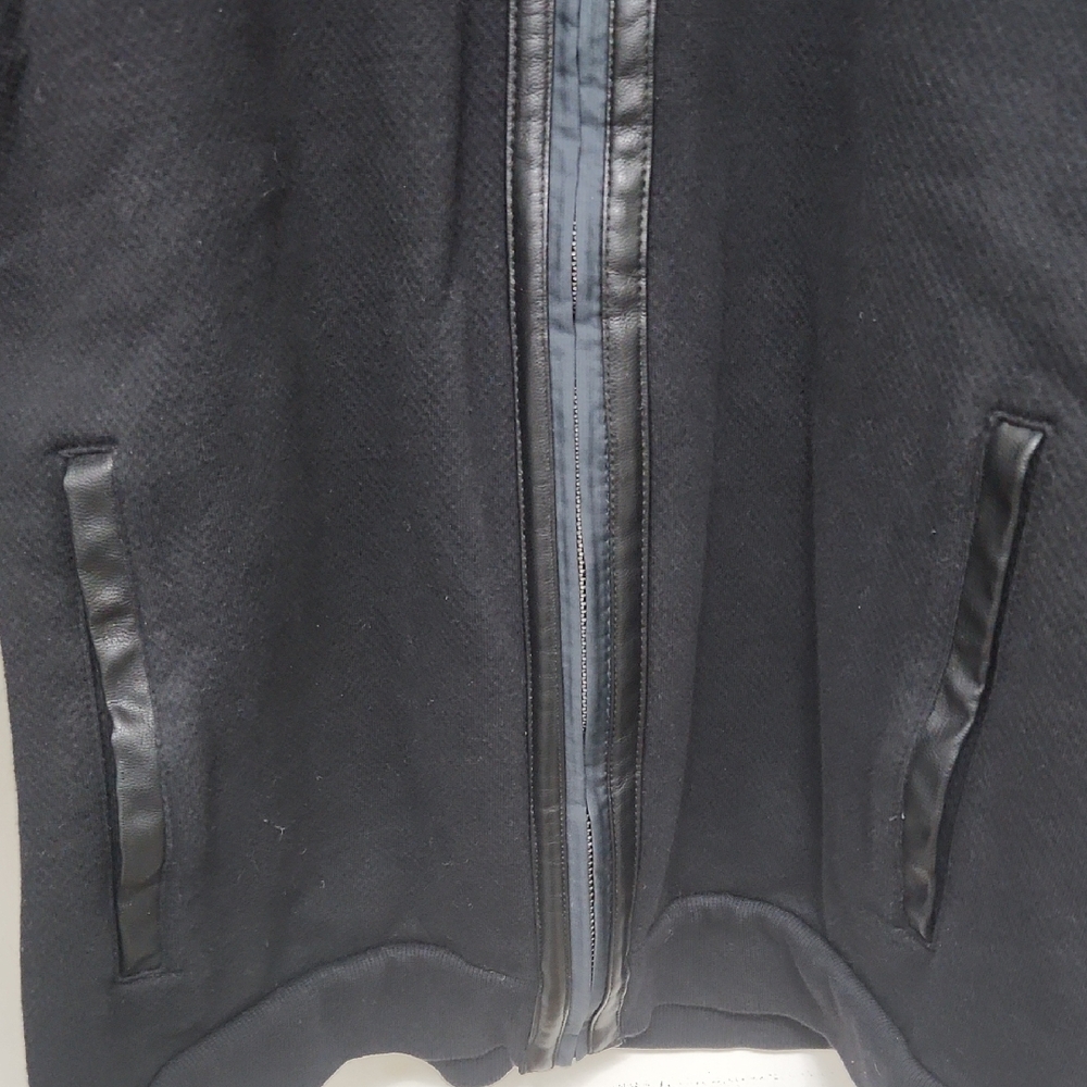 NWOTCalvin Klein Collection Black High Collar Performance Jacket - Picture 3 of 7